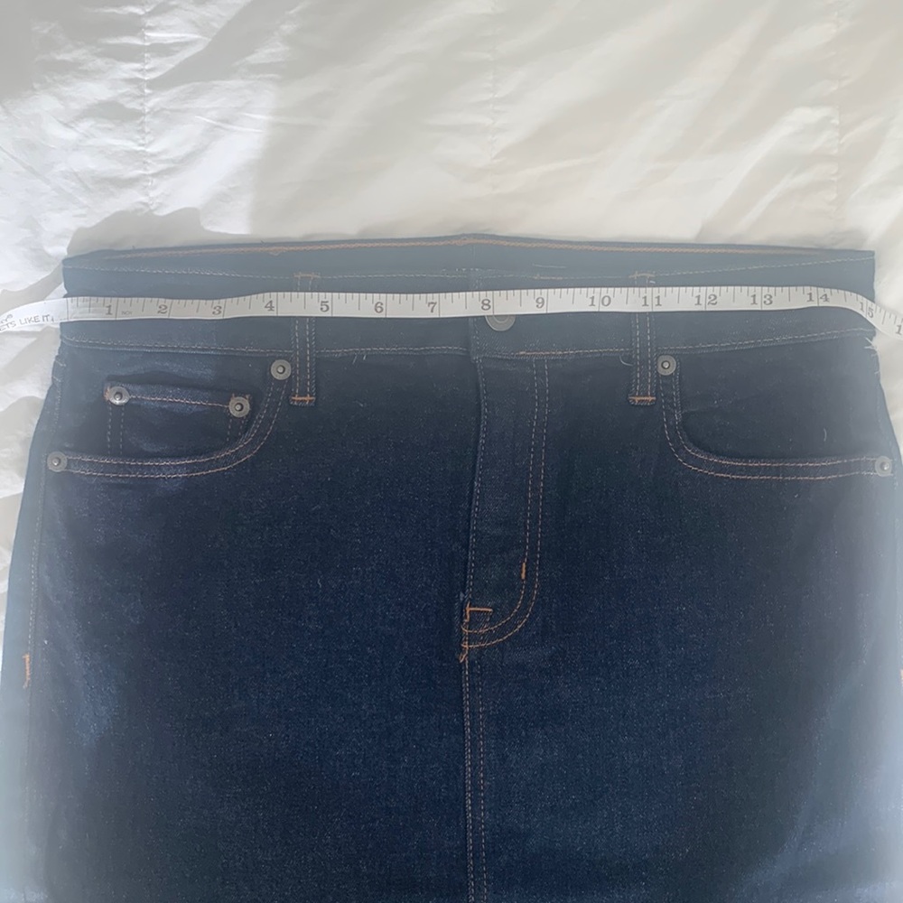 NWT - Ralph Lauren denim skirt - dark denim - Picture 6 of 7